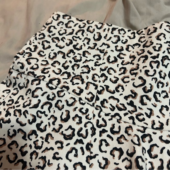 TIBI Leopard Print Jacquard Mini Skirt - Picture 5 of 7